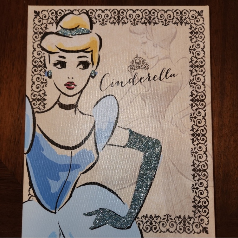 Disney’s Cinderella Glitter Accent Canvas Print